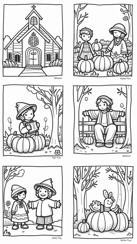 christian fall coloring pages for kids